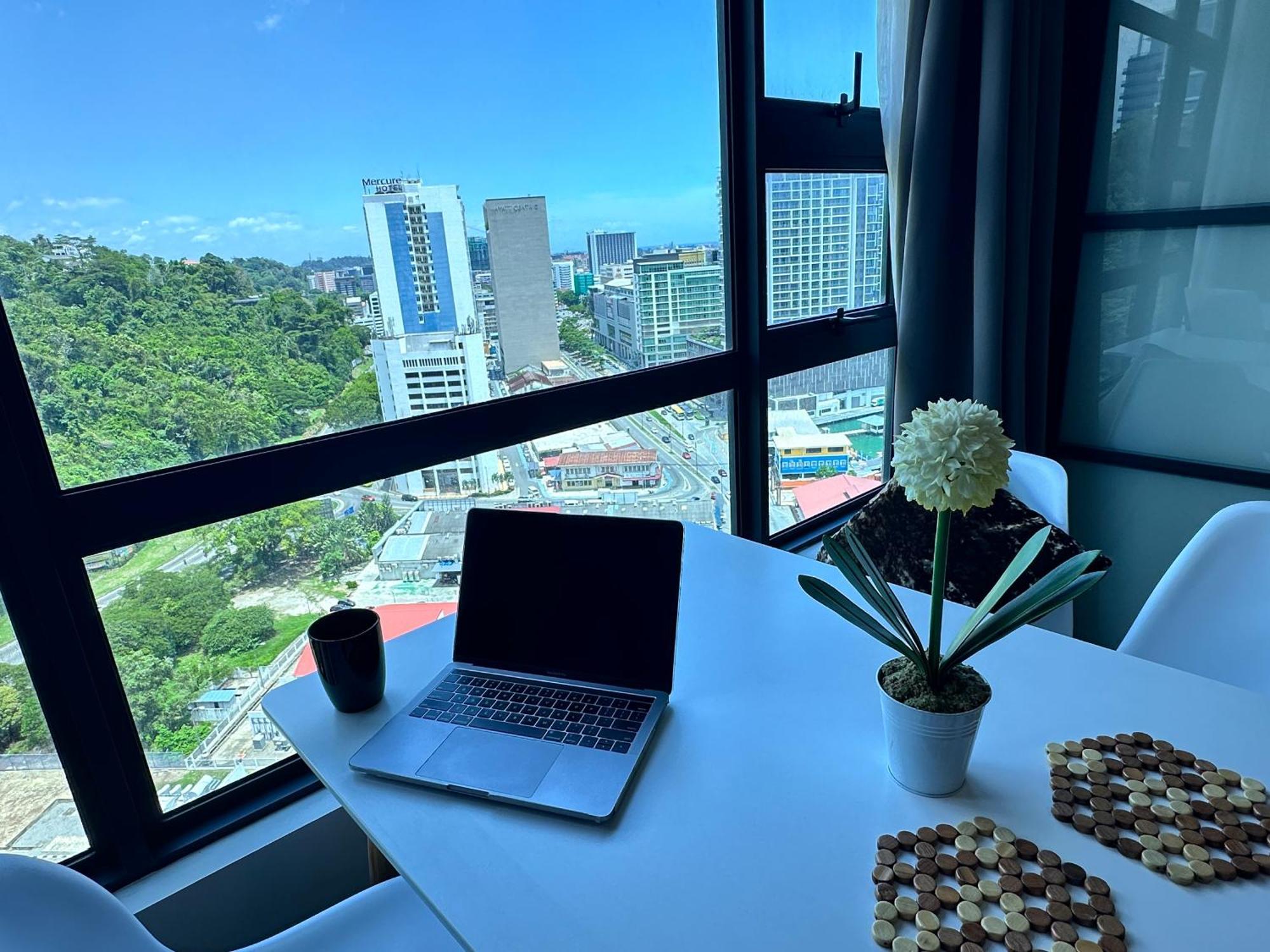 Jq1 Sea & Pool Or City View Wifi I Washing Machine For Some Units I Cuckoo Water Jesselton Quay By R2 Kota Kinabalu Dış mekan fotoğraf