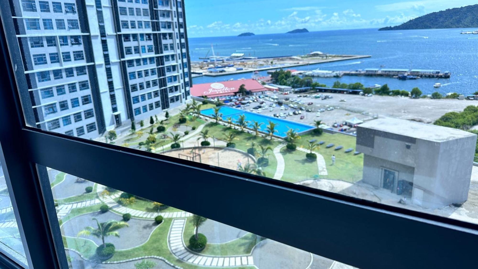 Jq1 Sea & Pool Or City View Wifi I Washing Machine For Some Units I Cuckoo Water Jesselton Quay By R2 Kota Kinabalu Dış mekan fotoğraf
