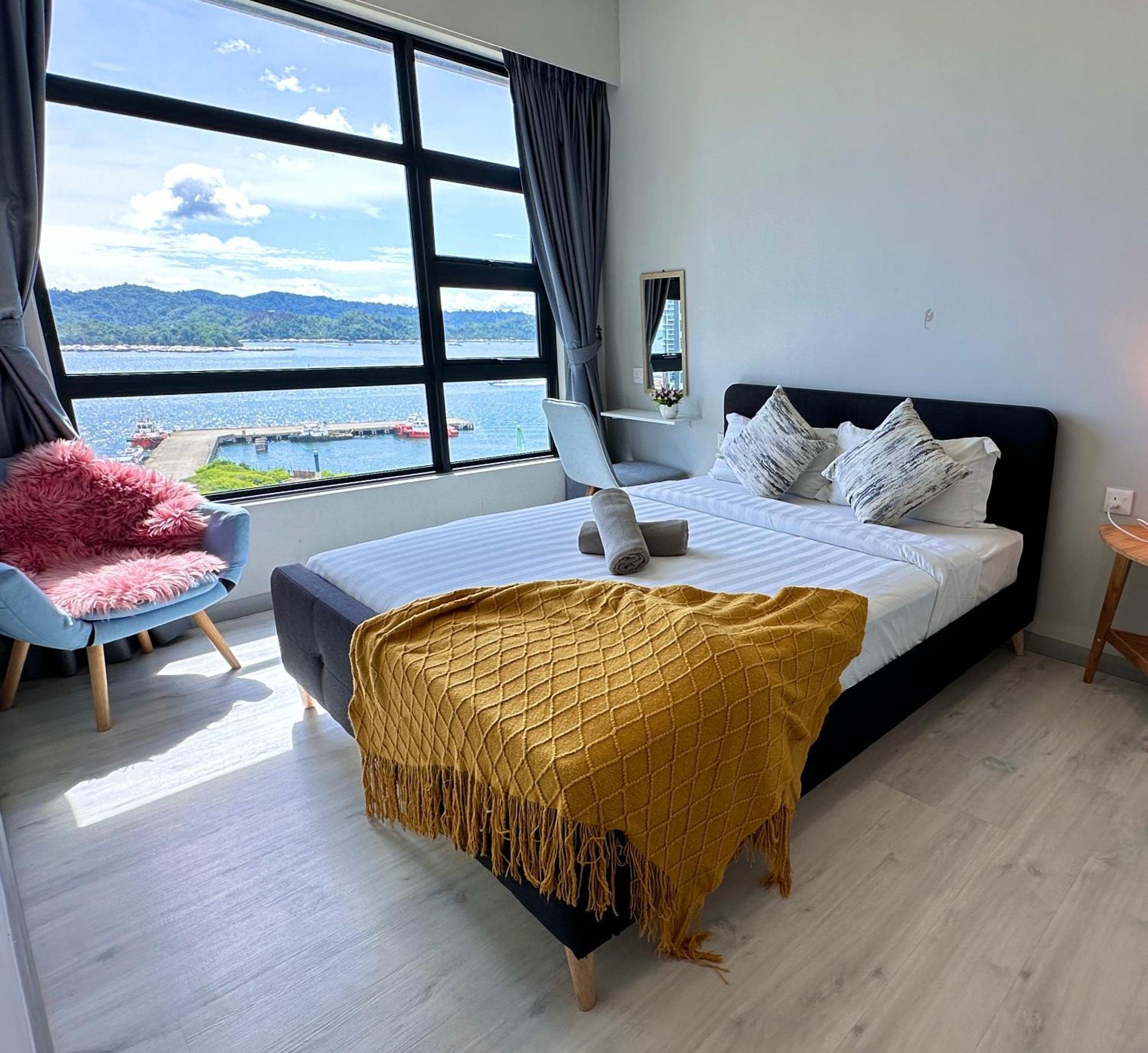 Jq1 Sea & Pool Or City View Wifi I Washing Machine For Some Units I Cuckoo Water Jesselton Quay By R2 Kota Kinabalu Dış mekan fotoğraf