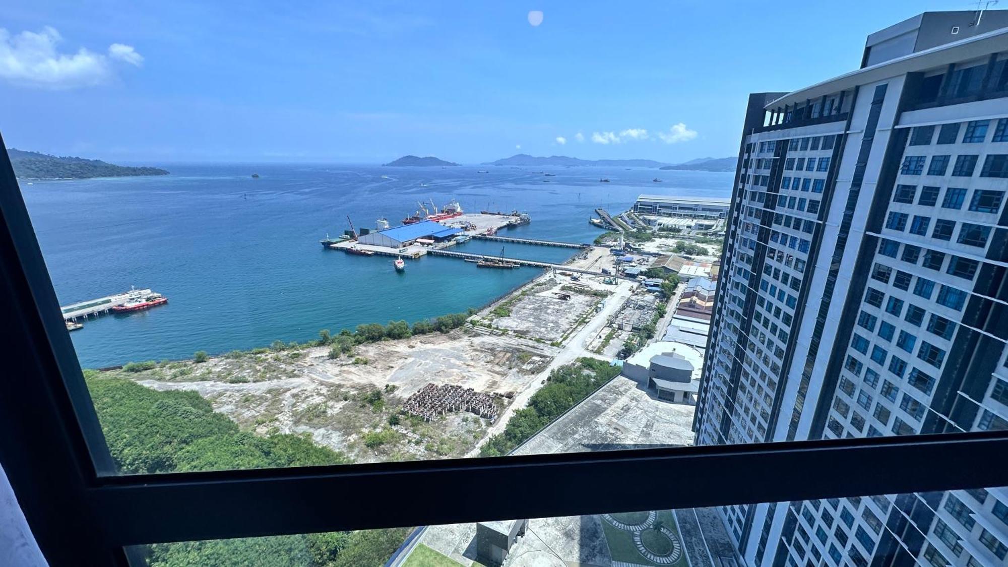 Jq1 Sea & Pool Or City View Wifi I Washing Machine For Some Units I Cuckoo Water Jesselton Quay By R2 Kota Kinabalu Dış mekan fotoğraf